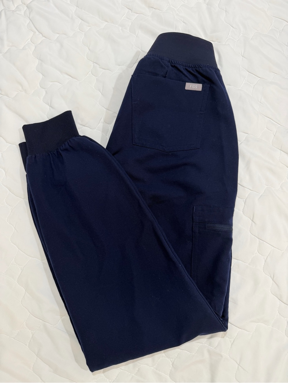 Figs Deep Navy Scrub Joggers